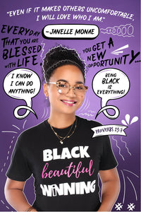 Black Beautiful WiNNING Tee