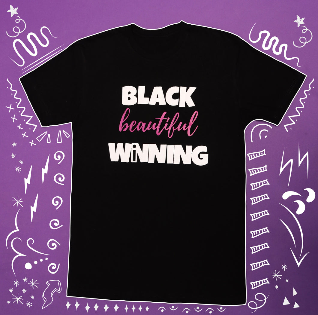 Black Beautiful WiNNING Tee