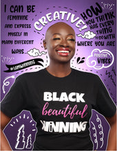 Load image into Gallery viewer, Black Beautiful WiNNING Tee
